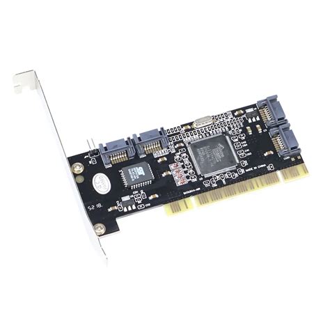 PCI на 4 порта SATA встроенный регулятор RAID CARD 4 SATA SERIAL ATA ...