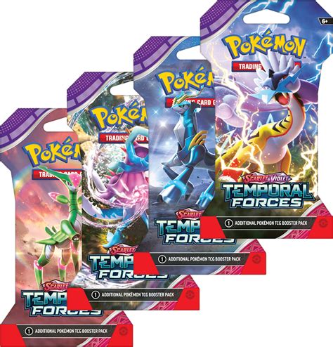 Pokemon Tcg Scarlet And Violet Temporal Forces Sleeved Booster Pack