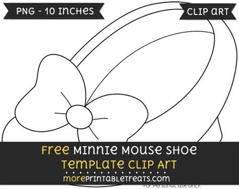 Mickey Mouse Shoe Template