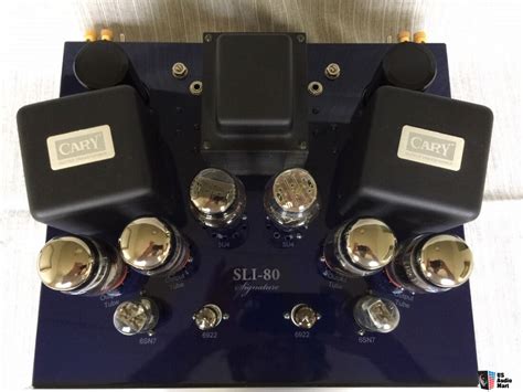 Cary SLI 80 Integrated Amplifier With Extra Tubes For Rolling Serial