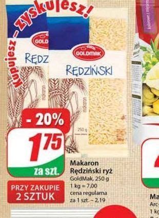 Promocja Makaron rędziński ryż goldmak w Dino