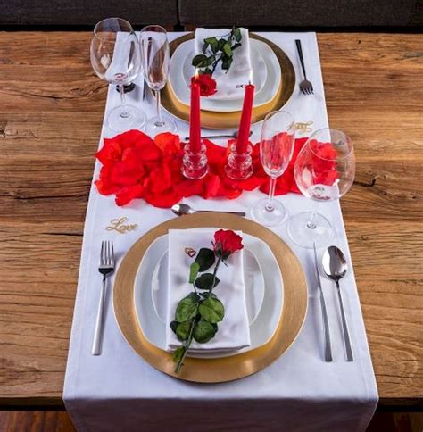 Romantic Dinner Ideas HAJAR FRESH Decoracion Cena Romantica Mesas