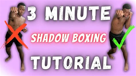 Shadow Boxing At Home For Beginners Boxing Basics Youtube