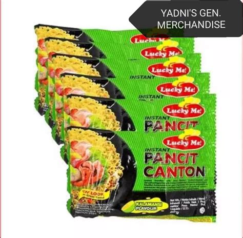 Lucky Me Pancit Canton Kalamansi Flavor Packs X G Lazada Ph