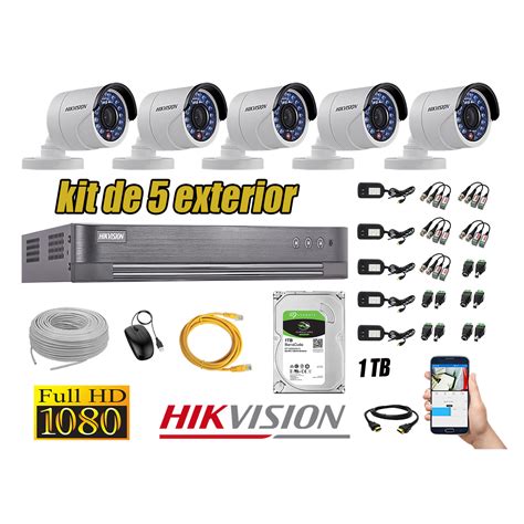 Ripley KIT 5 CÁMARA SEGURIDAD HIKVISION RI F008 05 F 20