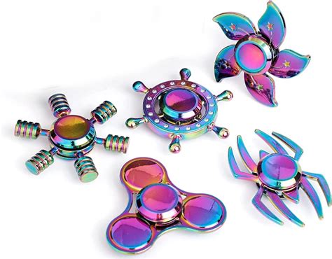 Metal Fidget Spinner Rainbow Sensory Choices