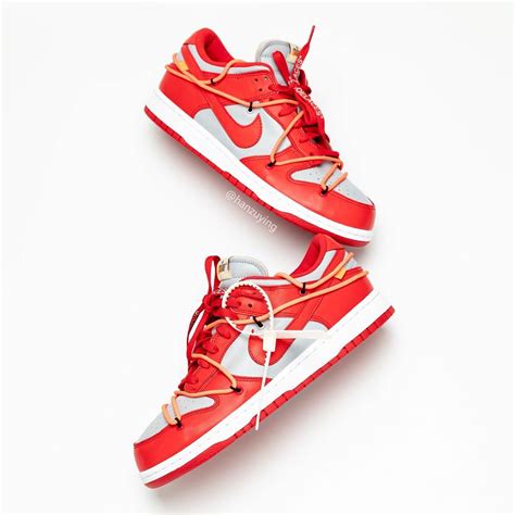 Buy Off White Dunks University Red In Stock