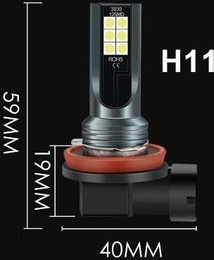 Żarowka samochodowa INNY ŻARÓWKA LED H11 35W 3000LM 12V DRL DZIENNE 12