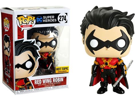 Dc Universe Funko Pop Heroes Red Wing Robin Exclusive Vinyl Figure