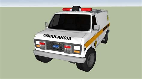 AMBULANCIA DE LA CRUZ AMBAR DELEGACION DE TLAXCALA 3D Warehouse