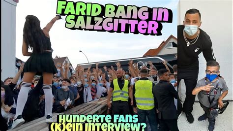 Farid Bang Banger Tobacco In Salzgitter Hunderte Fans Und K Ein