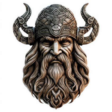 Premium Photo | Ancient Viking Symbol on White Background AI Generated