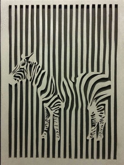 Tableau Z Bre Zebra Art Op Art Illusion Art