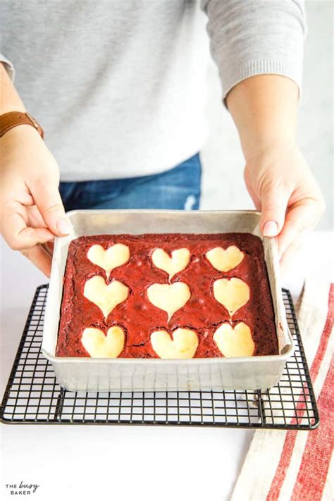 Red Velvet Brownies The Busy Baker