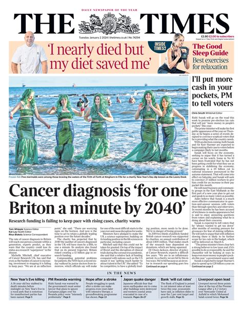 Times Front Page Nd Of January Tomorrow S Papers Today