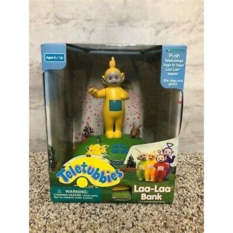 Jual Teletubbies Laa Laa Celengan Coin Bank Official Super Rare