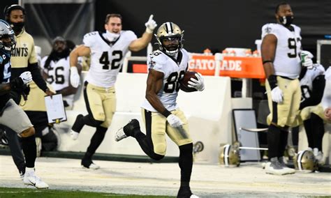 Saints RB Ty Montgomery had second 100-yards rushing game vs. Panthers