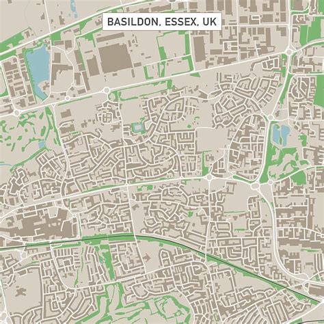 Basildon Town Centre Map