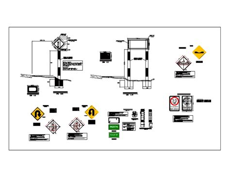 Se Ales De Transito En Autocad Descargar Cad Gratis Kb