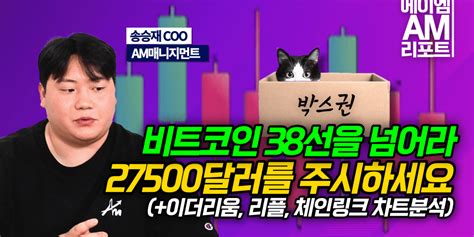 영상 박스권 횡보장세 크립토 시장 비트코인 2만7500달러와 2만4800달러를 주목하라 Am리포트 블록미디어