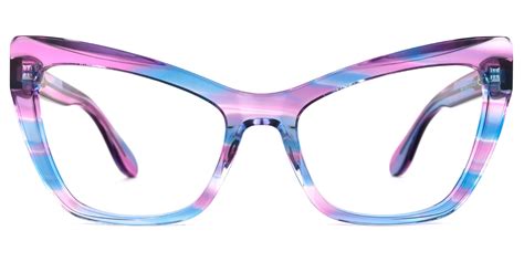 Gonzalez Cat Eye Pattern Eyeglasses Vooglam