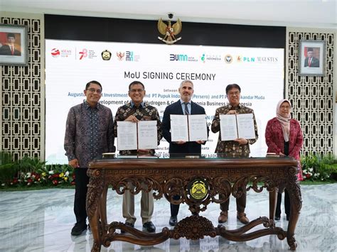 Teken Mou Pln Siap Pasok Kawasan Industri Untuk Pengembangan Green