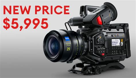 Blackmagic Ursa Mini Pro K Price Reduction From To Cined