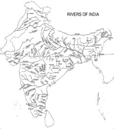 Indian Drainage System River Of India