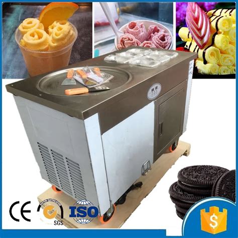 V V Customized Fry Ice Cream Roll Machine For Sale Fried Ice