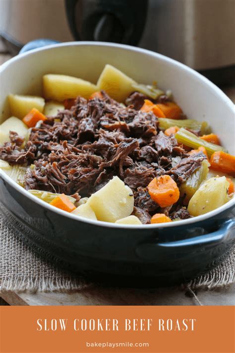 Slow Cooker Roast Beef One Pot Dinner Recipe Slow Cooker Roast Beef Slow Cooker Roast