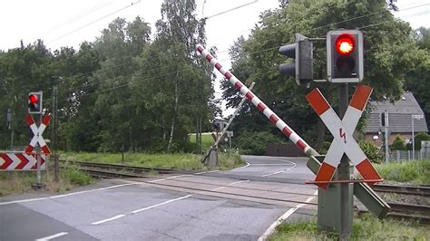 Spoorwegovergang Marl D Railroad crossing Bahnübergang YouTube