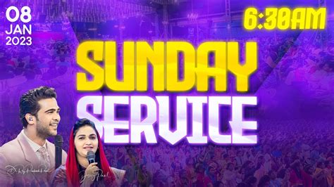 Sunday First Service Live 8th Jan 2023 Raj Prakash Paul Jessy Paul Youtube