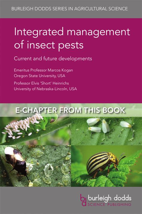 Pdf Integrated Management Of Insect Pests Current And Future