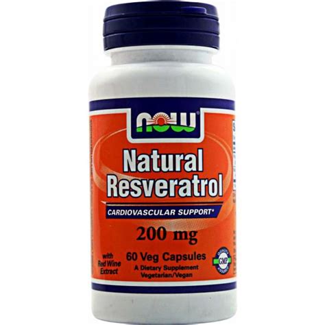 Now Natural Resveratrol Mg C Psulas Kuantokusta