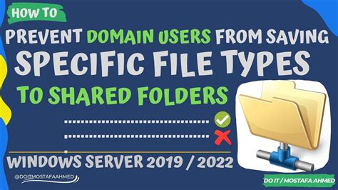 Prevent Specific File Types From Being Saved In Shared Folders