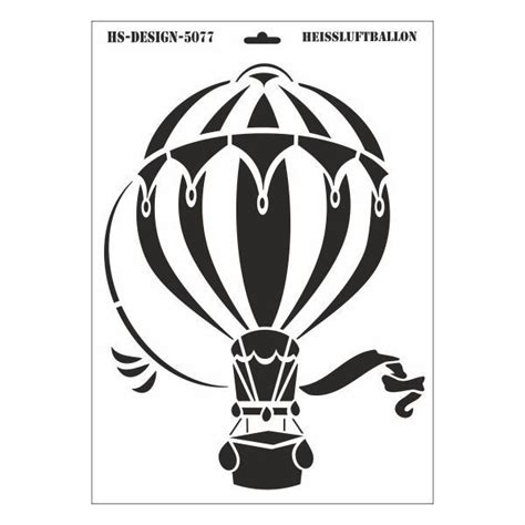 Schablone Din A Heissluftballon Ina Sch Fer Online Shop