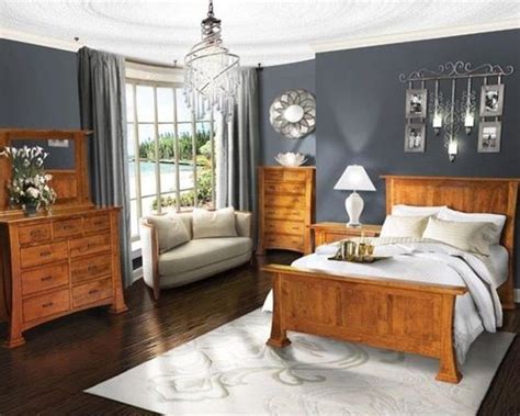 Bedroom Update Dated Honey Golden Oak Furniture With A More Modern