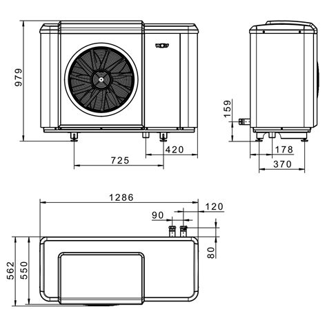 WOLF Luft Wasser Wärmepumpe CHA Monoblock 07 400V 9146862