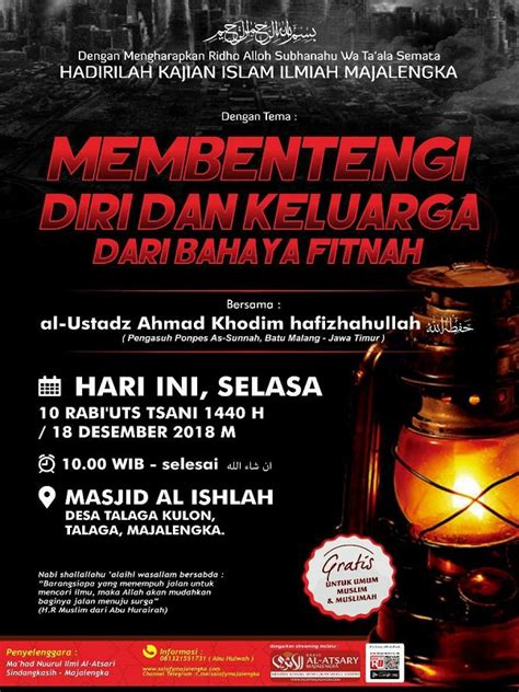 Membentengi Diri Dan Keluarga Dari Bahaya Fitnah Audiokajian