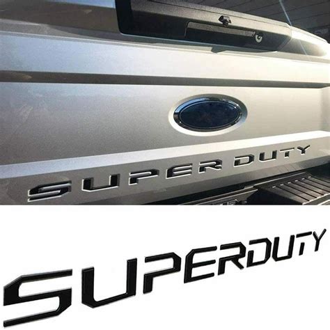 Super Duty Tailgate Insert Emblem Letters Fit For 2017 2019 Etsy