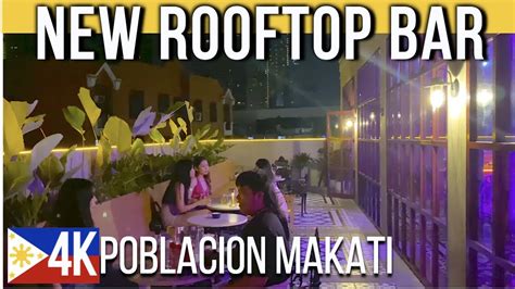 Metro Manila Nightlife New Poblacion Roof Deck Bar Youtube