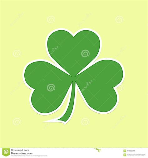 Irish Shamrock Stock Vector Illustration Of Wild Meadows 110322209