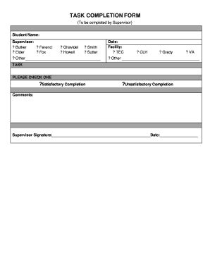 Fillable Online Mp Gatech Task Completion Form Mp Gatech Fax Email