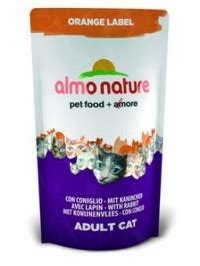 Orange label Cat Rabbit (Альмо Натюр для кастрированных кошек с ...