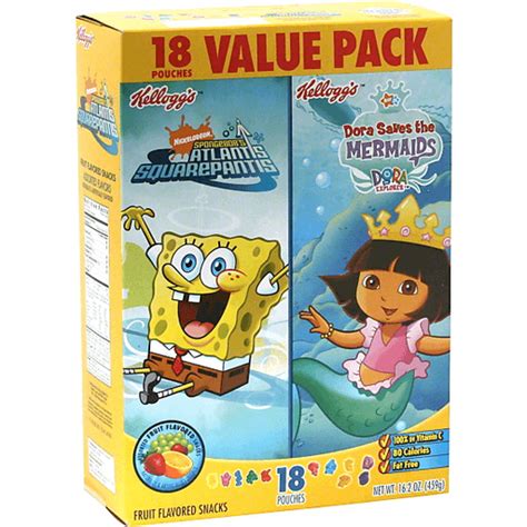 Sponge Bob Dora Fruit Snacks Foodtown