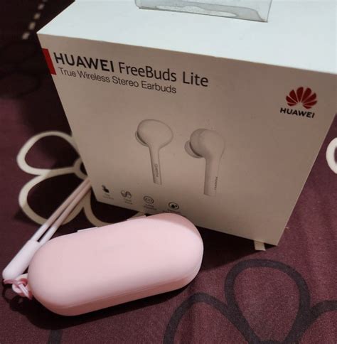 Huawei Freebuds Lite White Bluetooth Earbuds On Carousell