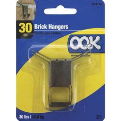 OOK 30 Lb Steel Brass Plated Brick Hanger 2 Count At Menards