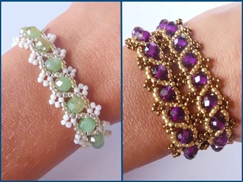 Free Beading Pattern: Octavia Bracelet - BeadDiagrams.com