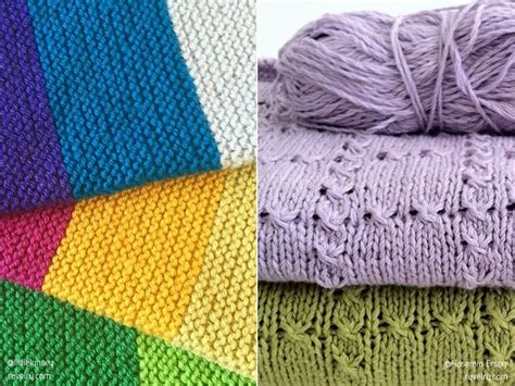 Colorful and Lovely Knitted Baby Blankets - Free Patterns