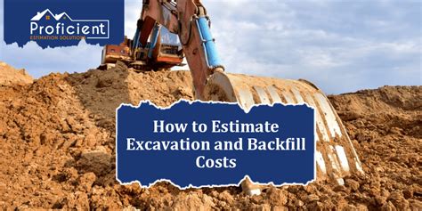 How To Estimate Excavation And Backfill Costs Rate Analysis